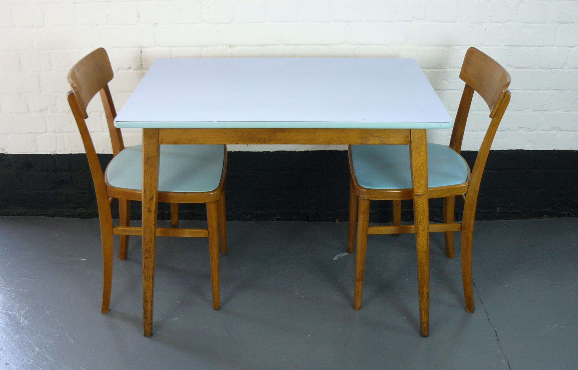 1960s kitchen table and chair